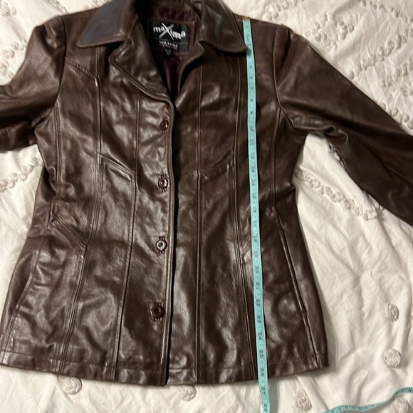 Vintage Wilsons Leather Maxima Chocolate Brown Leather Coat Women’s Medium - Picture 11 of 16
